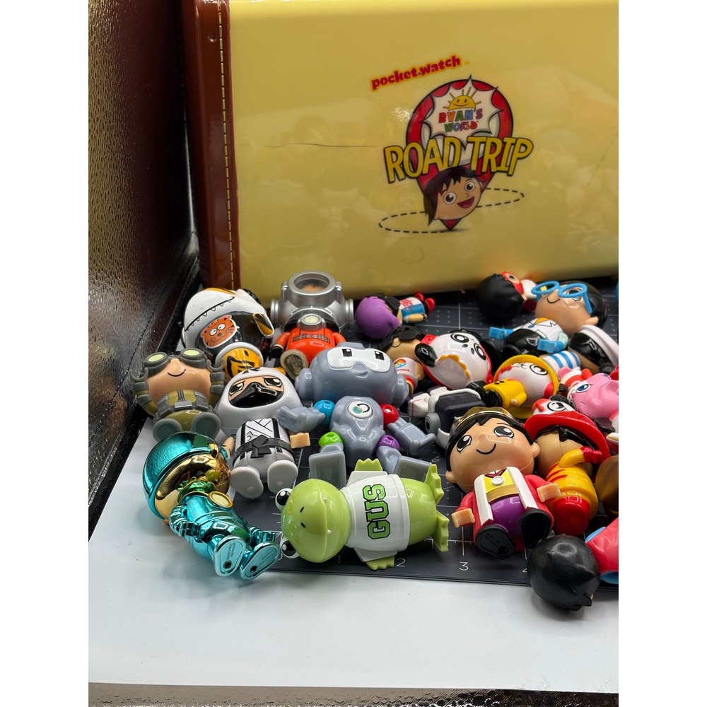 Ryans World Road Trip Mystery Figure Lot with Suitcase Storage Case 50+ Pieces - Picture 5 of 7